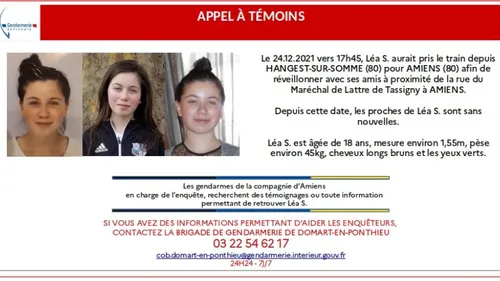 Amiens : une jeune fille de 18 ans portée disparue